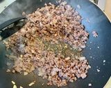 茄子と挽肉のトマトパスタ作り方3写真