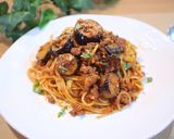 とろぉ〜り温玉のっけ茄子とひき肉のカレー作り方8写真