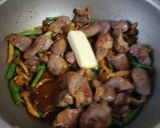 砂肝とインゲン豆のバター醤油炒め♪作り方7写真