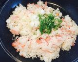 しゃきしゃきレタスの♡ねぎ塩レモン炒飯作り方3写真