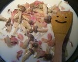 ベーコンとほうれん草クリームパスタ作り方2写真