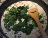 ベーコンとほうれん草クリームパスタ作り方3写真