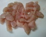 ニラと もやし 鶏ささみの ピリ辛スープ作り方5写真