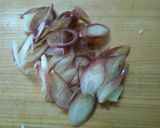 簡単 朝食 みょうがと 豆腐の すまし汁作り方1写真