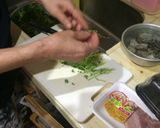 豆苗炒め作り方1写真