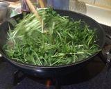 豆苗炒め作り方5写真