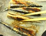 秋刀魚の柚子こしょう味噌焼き♪作り方5写真