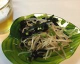 ルクエでさっぱりもやしとわかめのナムル〜作り方4写真