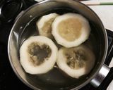 そうめんかぼちゃ☆ツナマヨサラダ作り方1写真