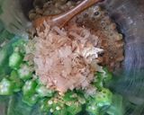 夏バテに冷やっこ！豆腐とオクラ納豆作り方1写真
