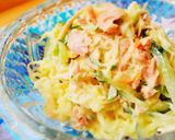 そうめんかぼちゃ☆ツナマヨサラダ作り方4写真