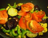簡単なのにめちゃ美味しい♡麻婆夏野菜作り方4写真