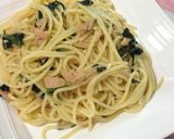 ツナとほうれん草のパスタ バター醤油で作り方4写真
