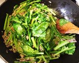 子供でも食べやすい♪麻婆小松菜作り方4写真