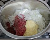 材料3つの簡単ハンバーグ作り方2写真