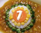 1歳バースデー☆離乳食ケーキ☆簡単作り方7写真