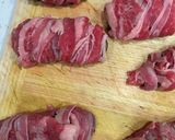 なすとピーマンの牛肉巻き♫玉ドレがけ☆作り方4写真