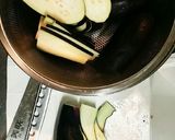 豚バラのトマトと茄子の重ねオイル蒸し♡作り方1写真