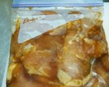 さっぱりぽん酢の煮込み風チキン作り方1写真