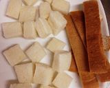 簡単おやつ♪ミルク&ココアのアイスパン＊作り方1写真