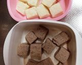 簡単おやつ♪ミルク&ココアのアイスパン＊作り方3写真