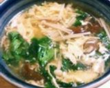♡卵・えのき・レタスのトロリ中華スープ♡作り方20写真