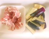 簡単！豚バラとナスのウマい炒め作り方1写真