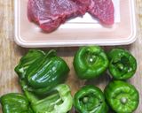 ピーマンのチンジャオニウロース青椒牛肉絲作り方1写真