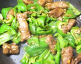ピーマンのチンジャオニウロース青椒牛肉絲作り方10写真