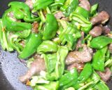 ピーマンのチンジャオニウロース青椒牛肉絲作り方9写真