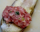とろとろ茄子とひき肉の巾着煮♡作り方6写真