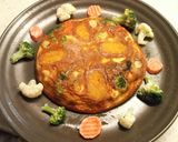クリームコロッケでスパニッシュオムレツ風作り方8写真