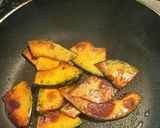 材料3つ カボチャのココナッツオイル焼き作り方3写真