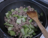 とろりん豆腐と青梗菜の中華炒め作り方3写真