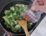 とろりん豆腐と青梗菜の中華炒め作り方4写真