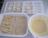 バッター液で作る餃子フライ作り方1写真