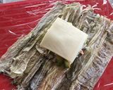 海苔のかわりに*おぼろ昆布で*おにぎらず作り方3写真