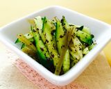 美味しそ☆きゅうり＆茎わかめ作り方2写真