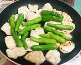 しし唐辛子と鶏肉のマヨポン炒め作り方5写真