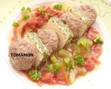 とまモンスープ✨お野菜チーズ＆ハンバーグ作り方10写真