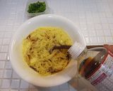 釜玉チーズラーメン作り方3写真