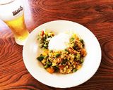 フライパン1つで簡単夏野菜のキーマカレー作り方4写真