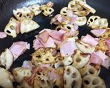 食感が楽しい♬簡単お手軽れんこんソテー作り方3写真