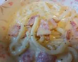 チーズ大好き！うどんカルボナーラ♪作り方4写真