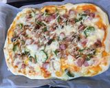 天板いっぱいのピザ作り方5写真
