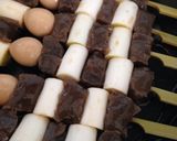 こんにゃくdeヘルシー焼き鳥♡作り方5写真