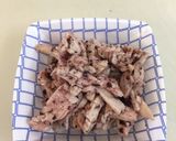 鳥胸肉の梅和え作り方4写真