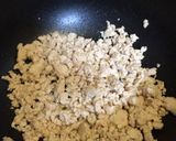 夏野菜のスタミナ彩り炒め鶏ミンチ餡作り方3写真