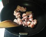 ズッキーニと鶏肉のカラフル味噌炒め♪作り方5写真
