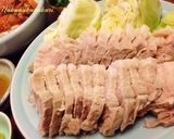 茹で豚はぁ～わさびで食べても旨いんです♪作り方6写真